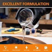 Kit de résine époxy Table Top Pro 10KG pour tables, comptoirs de bar |   Résine de coulée transparente pour surfaces, idéale pour les projets d'artisanat DIY et les comptoirs
