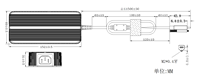 Adaptateur d'alimentation USB-C PD240W GaN à verrouillage par vis pour PC médical, industriel, PoE, AV, Edge Computing, station de travail mobile