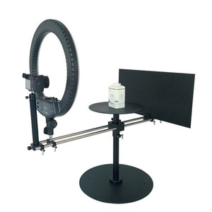 Plataforma Giratoria Profesional de 360 Grados con Varilla de Acero Inoxidable para Fotografía, Cabinas de Video, Estudio Negro, Exhibición - Product Image 1