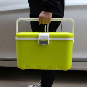 <b>Mini</b> <b>Canvas</b> Fishing Backpack Sea Fishing Incubator Car Medical Vaccine Cooler Portable Live Shrimp Bait Three-Layer 10L - Product Image 5