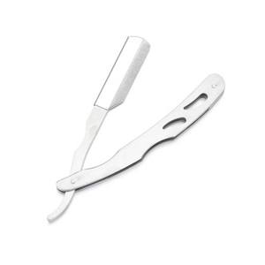 Gran oferta, maquinilla de afeitar profesional clásica de acero inoxidable, maquinilla de afeitar desechable de un solo filo para uso facial - Product Image 2