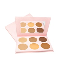 Palette de poudre compacte végane pressée, marque privée, pour highlighter et contourner, maquillage en poudre compacte