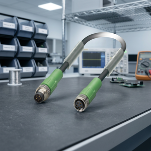สายเคเบิลเซ็นเซอร์/แอคชูเอเตอร์แบบราง Din SAC-5P-M 8MSB/ 0,3-115/M 8FSB - สายเคเบิล Phoenix - Product Image 3