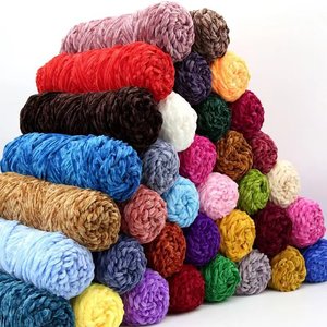 Hilo de Ganchillo Teñido de Colores del Fabricante, Hilo de Chenilla para Bebés <span class=keywords><strong>Bernat</strong></span>, Hilo de Alta Tenacidad, Reciclado, 100% Poliéster, Ecológico - Product Image 5