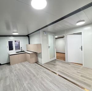 Maison conteneur moderne extensible entièrement <span class=keywords><strong>meublée</strong></span> de 20 pieds et 40 pieds, prête à l'emploi, pour location à court terme, appartement, hôtel, supermarché, étanche - Product Image 6