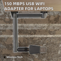 Adaptador WiFi USB Inalámbrico Externo de 150 Mbps MT7601, Receptor Wi-Fi para Laptop, Conexión a Red