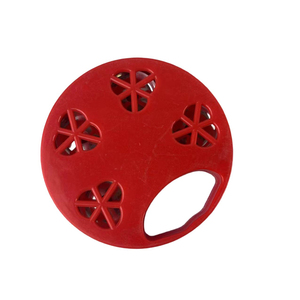 Tamburello colorato in plastica a mezza luna a due file - Product Image 1