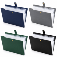 Porte-documents extensible A4 professionnel de qualité supérieure, durable, avec 5 pochettes, organiseur accordéon