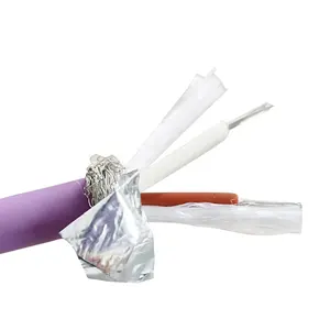 Фиолетовый изолированный пенопластовый кабель 1*2*0,64 mmDP
