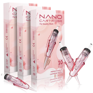 Tolva aerodinámica <span class=keywords><strong>de</strong></span> tamaño Nano desechable 1RL para <span class=keywords><strong>agujas</strong></span> <span class=keywords><strong>de</strong></span> cartucho universales <span class=keywords><strong>de</strong></span> cejas para cartuchos <span class=keywords><strong>de</strong></span> maquillaje permanente <span class=keywords><strong>de</strong></span> tatuaje PMU - Product Image 2
