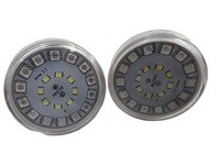 Ampoule LED Pixel RGB+W Automatique 60MM pour Manèges, Éclairage LED Étanche pour Carrousel et Attractions