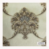 Papier peint moderne de longue date Toit au plafond Meubles décor à la maison papier peint mural de luxe mousse 3d