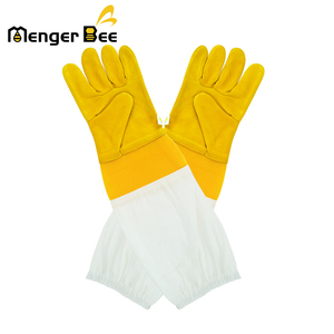 Nouveaux gants d'apiculture en coton à prix réduit avec ventilation et tissu en maille 3 couches anti-piqûres pour apiculteurs - Product Image 1