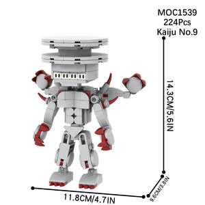 Série MOC créative chinoise Animaux Nature No. 8 blocs de construction en plastique ABS, ensemble de jouets d'assemblage, pour les plus de 14 ans, ornement, cadeau - Product Image 3