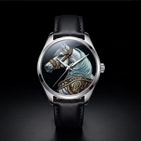 Montre Homme Pioneer Horse Design 3D Aiguilles Lumineuses Index Lumineux Mouvement Quartz Miyota pour Propriétaire de Ranch Article Tendance 2026