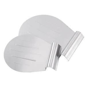 Grandes plaques <span class=keywords><strong>de</strong></span> transfert pour gâteaux avec poignée en acier laminé pour soulever les gâteaux en fondant et les pizzas au fromage - Product Image 6