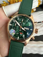 Klassische Mode-Sportuhr Luxus-Herrenuhr Roségold-Gehäuse Saphirglas Chronograph Kalender Woche Automatische Mechanische Uhr Hip-Hop