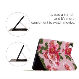 Funda para Tablet con Diseño Artístico de Flores, Plegable, con Soporte, Protectora para <span class=keywords><strong>Realme</strong></span> <span class=keywords><strong>Pad</strong></span> 3 11.61" - Product Image 3
