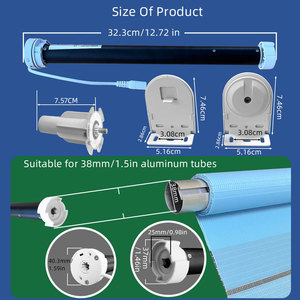 Motor Inteligente para Cortinas Alexa, Motor Tubular Motorizado con Control Remoto por Aplicación WiFi Tuya para Tubos de 38 mm - Product Image 3