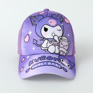 Nueva Gorra de Béisbol de Dibujos Animados para Niños, Gorra de Pico de Pato, Personaje de Anime Kuromi My Melody, Algodón Transpirable, Protección Solar - Product Image 1