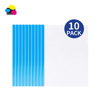 Carpeta de Presentación Transparente Reciclable en Oferta, Cubierta para Informes en Varios Colores, Carpeta de Archivo para Uso en Oficina