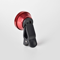 Objectif d'appareil photo pour téléphone 3-en-1 à clipser, kit d'objectifs fisheye 180°, grand angle et macro pour smartphones iPhone, Samsung, Android, photographie de voyage