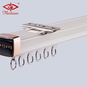 Puertas correderas de aluminio carril silencio <span class=keywords><strong>Gliss</strong></span> Ceil pista cortina doble pista - Product Image 5