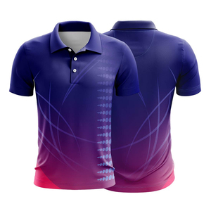 Camiseta Polo Sublimada Personalizada al por Mayor, Último Diseño, Colorida, para Hombre, de Secado Rápido, Profesional - Product Image 1