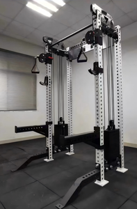 Máquina de Cable de Entrenamiento de Nuevo Estilo <span class=keywords><strong>con</strong></span> Pila de Pesas Selectorizada Dual de 70 kg - Construcción Metálica para Gimnasio, Fitness y Ejercicio - Product Image 2