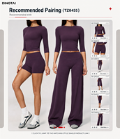 Pantalon Capri de Yoga Taille Haute Ultra Doux Effet Ventre Plat Grande Taille pour Femme, Short de Cyclisme en Nylon et Coton pour Entraînement et Sport