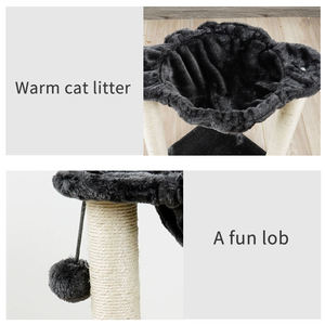 Productos Multifuncionales para Mascotas, Torre para Gatos de Madera Ecológica, Hamaca, Árbol para Gatos, Muebles, Poste Rascador para Gatitos, Casa para Mascotas - Product Image 5