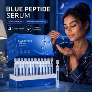 OEM Blue <b>Serum</b> Korean Laboratory Skin Repair Brightening Apply Facial <b>Serum</b> Custom Sample Private Label Manufacturer - Product Image 4