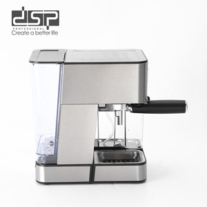 Cafetera Doméstica DSP de 1.8L, Cafetera Espresso Semiautomática de Acero Inoxidable con Función de Espuma de Leche - Product Image 4