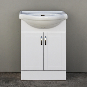Mueble <span class=keywords><strong>de</strong></span> <span class=keywords><strong>Baño</strong></span> Moderno <span class=keywords><strong>con</strong></span> <span class=keywords><strong>Lavabo</strong></span> <span class=keywords><strong>de</strong></span> Cerámica y Gabinete <span class=keywords><strong>de</strong></span> PVC <span class=keywords><strong>de</strong></span> 18 mm - Product Image 3