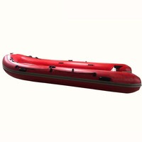 Yacht de luxe ZM RIB460 en alliage d'aluminium 1,2 mm, bateau pneumatique RIB, bateau rapide en PVC Hypalon, bateau pneumatique de pêche, canot de sauvetage, 7+ personnes