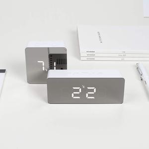 Hot Selling New Design Hot Selling Wholesale Mirror <b>Clock</b> Backlight LED <b>Digital</b> Alarm <b>Clock</b> in Stock - Product Image 4