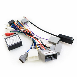Adaptor kabel daya Stereo 16PIN mobil Android jaket <span class=keywords><strong>PVC</strong></span> kotak Canbus untuk HONDA 12-15 CRV CIVIC Low-end Wiring Harness - Product Image 5