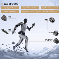 Robot Humanoide XUANYE para Actuaciones Nocturnas, Robot Interactivo de Enseñanza con Inteligencia Artificial, Material Compuesto, Personalizable
