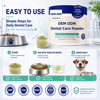 Poudre de Soin Dentaire pour Chiens – Complément d'Hygiène Buccale pour une Haleine Fraîche, des Dents Propres et le Contrôle de la Plaque Dentaire – Santé Animale – Fabricant OEM