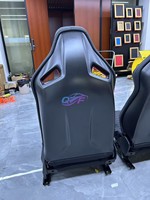 Sièges baquet de luxe sport racing pour voiture, avec panneau en fibre de carbone personnalisé et revêtement en cuir, version améliorée RS pour Audi A3 A4 A5 A6 A7 Q3 Q5 Q7 Q8