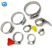 Collier de serrage en acier inoxydable 304, surface polie, réglable, bord lisse, pour assemblage de tuyaux d'équipement industriel