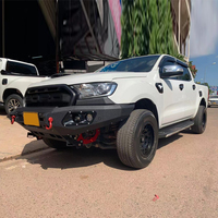 4x4 accessoires tout-terrain pare-chocs avant de remplacement barre de taureau protection de pare-chocs avant en acier pour Hamer Style Toyota Hilux Vigo 2013