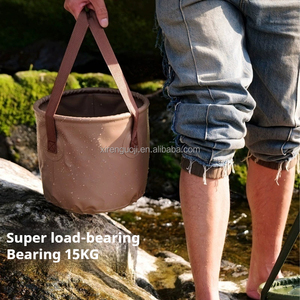 Xách tay có thể gập lại PVC 20L xe bể nước không thấm nước mở rộng lưu trữ cho cắm trại giặt ngoài trời đa sử dụng du lịch cần thiết - Product Image 2