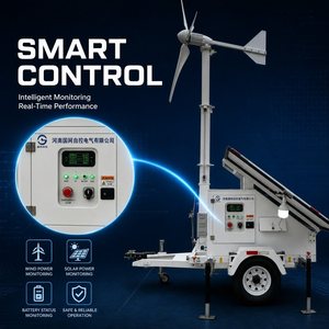 Remorque d'alimentation mobile hybride éolien-solaire pour station de base télécom, système hors réseau avec stockage de batterie GW Mobile 1210 - Product Image 4