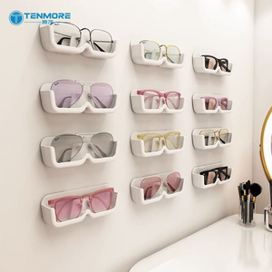 Nuovo <span class=keywords><strong>Design</strong></span> Porta Occhiali <span class=keywords><strong>da</strong></span> Parete Senza Foratura in ABS/PS per <span class=keywords><strong>Camera</strong></span> <span class=keywords><strong>da</strong></span> Letto, Bagno, Armadio, Scrivania - Product Image 4