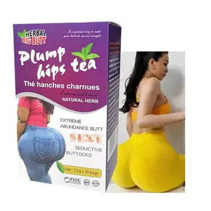 Đường cong cực hip và lớn mông tăng cường trà produit Pour grossir Les fesses africain Plump HIPS trà bums chiến lợi phẩm trà