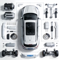 Nouveau kit complet de pièces détachées automobiles Binyue, accessoires extérieurs et intérieurs, Geely Coolray 2023-2025, qualité d'origine OE, marque VIT