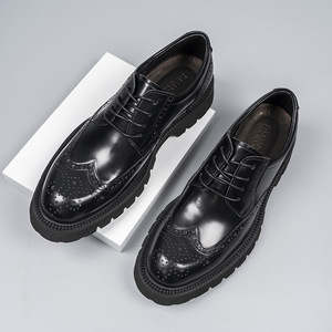Zapatos Oxford de Negocios para Hombre, Nuevos y Más Vendidos de Fábrica, de Piel, Sin Cordones, Talla Grande, Ligeros y Transpirables - Product Image 5
