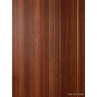 Portes intérieures en bois massif à isolation phonique, lignes verticales, pour maisons, chambres, design personnalisé