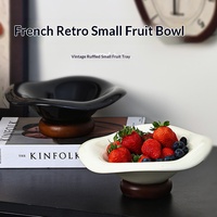 Huishoudelijke fruitbord keramische dinerbord voor woonkamertafels decoratief ornament snackbord
